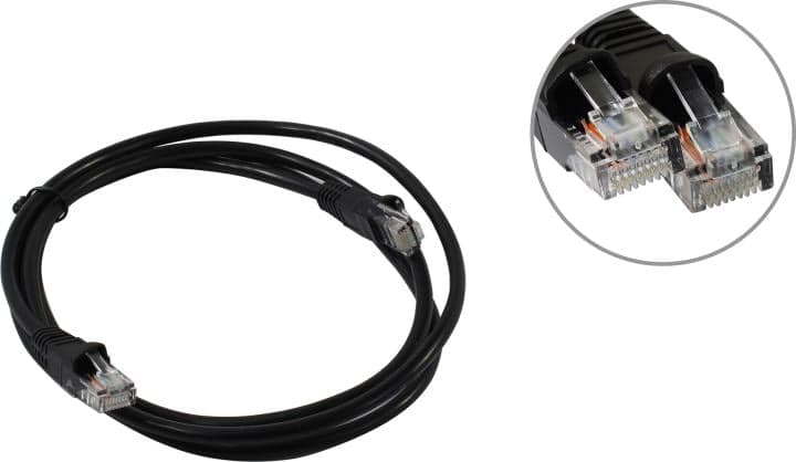 Buro <1645929> Patch Cord UTP кат. 5e 1.5м, чёрный