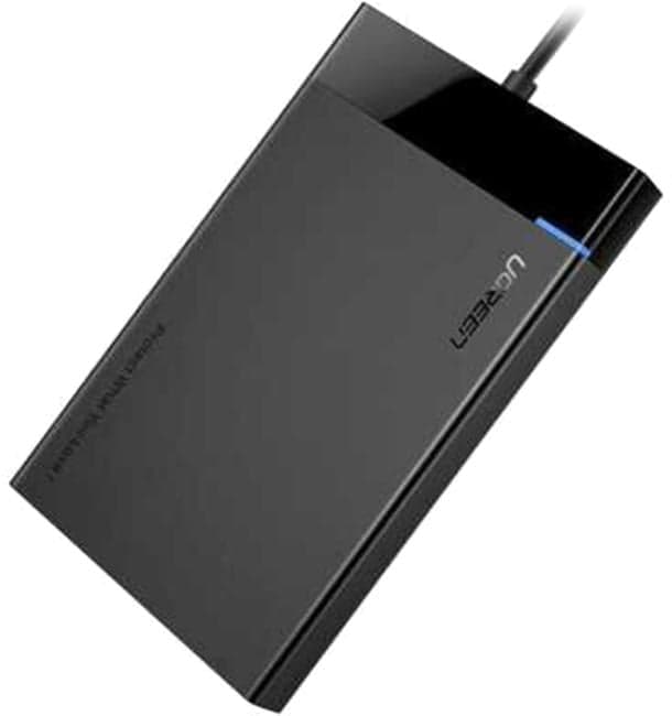30847_ Бокс внешний для жесткого диска UGREEN US221 (30847) 2.5 Inch Hard Drive Box с кабелем USB 3.0. Длина кабеля: 30