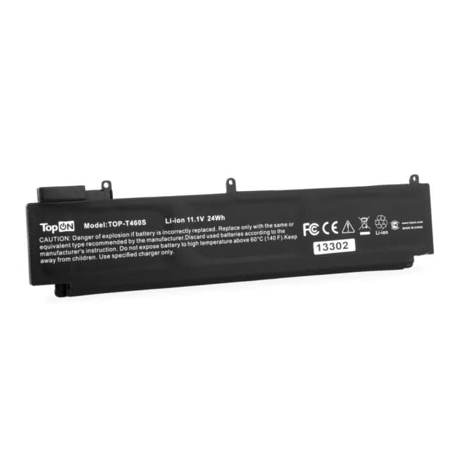 TopON TOP-T460S Аккумулятор для ноутбука Lenovo T460S, T470S. 11.1V 1930mAh. PN: 00HW022