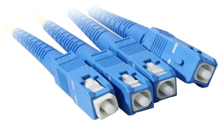 Hyperline <FC-D2-9-SC/UR-SC/UR-H-1M-LSZH-YL> Patch cord ВО, SC-SC, Duplex, SM 9/125 (OS2) 1м