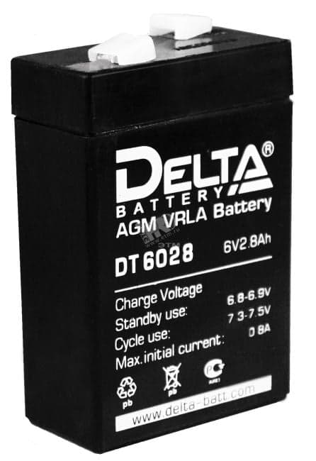 Аккумулятор Delta DT 6028