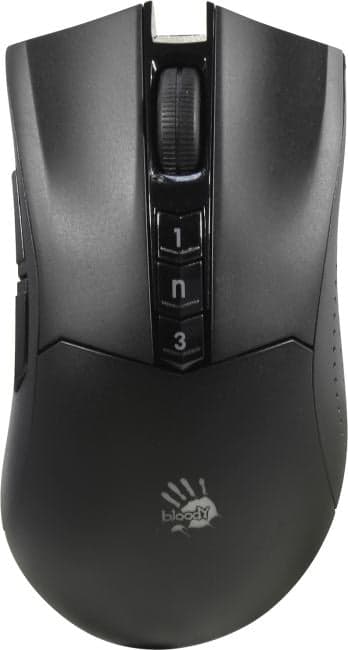Bloody Wireless Gaming Mouse <R90 Plus Black> (RTL) USB 7btn+Roll