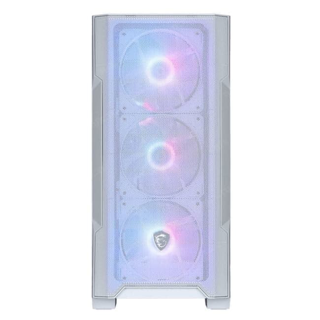 306-7G20W24-HH9 MSI Корпус ПК без блока питания/ Case MSI MAG FORGE M100R, Mini-Tower, TG, 4x120mm ARGB, 2xUSB 2.0, 1x