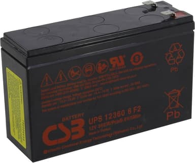Аккумулятор CSB UPS 123606 F2 (12V, 7.5 Ah) для UPS