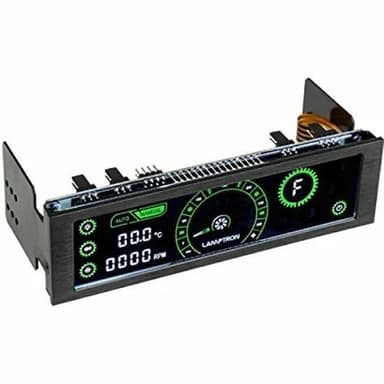 LAMP-CM430BG Панель управления Lamptron CM430, сенсорная, 30Вт/канал х4, PWM, черная, зеленая подсветка дисплея