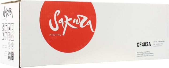 Картридж SAKURA CF402A Yellow для HP Color LJ Pro M252n/M252dn/MFP277dw/277n
