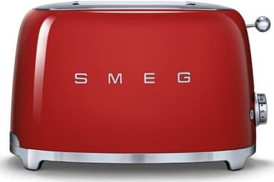 Тостер на 2 ломтика,SMEG TSF01RDEU, красный