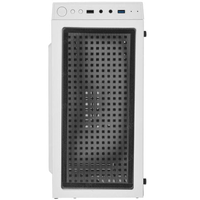 Ginzzu A390 White Window RGB подсветка 1*USB 3.0, 2*USB 2.0, AU