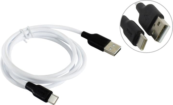 Hoco X21 <071402> Кабель USB AM --> USB-C 1м