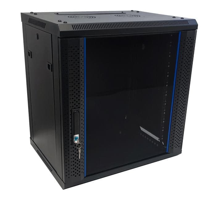 5bites <TC6403-12B> Шкаф настенный телекоммуникационный чёрный 12U 600x450