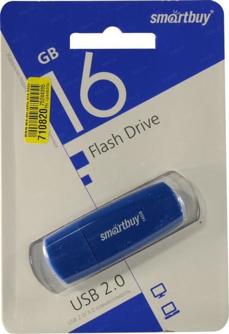 SmartBuy Scout <SB016GB2SCB> USB2.0 Flash Drive 16Gb (RTL)