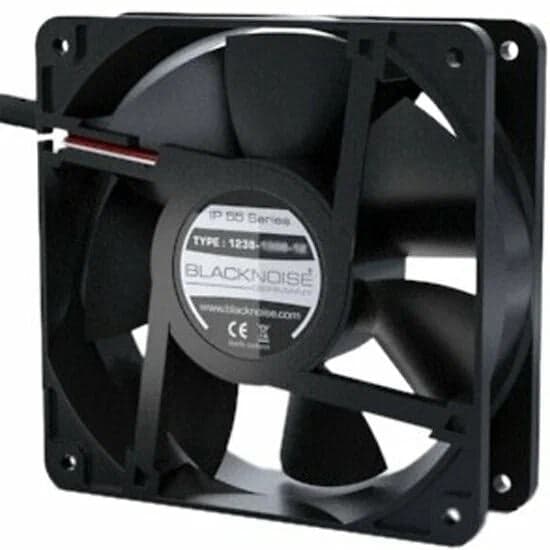 1238-13-24 Вентилятор промышленный Noiseblocker IP55 Serie 1238-13-24, 120x120x38 мм, 1300 об/мин, 29 дБА, напр. 24В