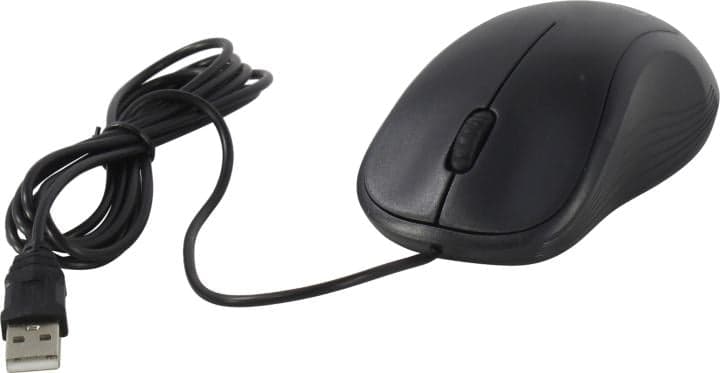 CBR Optical Mouse <CM 108 Black> (RTL) USB 3but+Roll