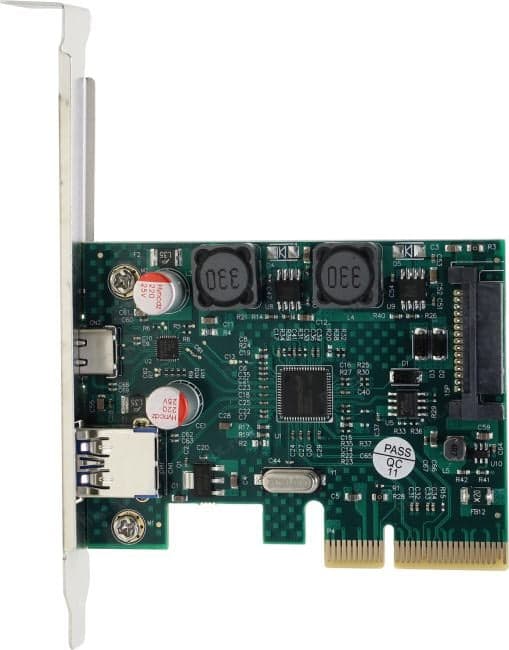 Orient AM-U3142PE-AC (RTL) PCI-Ex4, USB3.2 1 port-ext, USB3.2-C1 port-ext