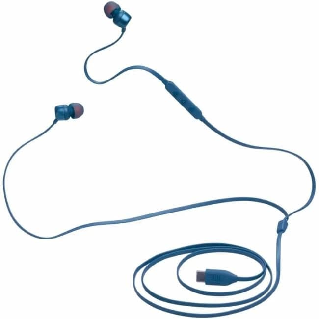 Наушники с микрофоном JBL Tune 310C <Blue> (USB-C, с регулятором громкости) <JBLT310CBLU>