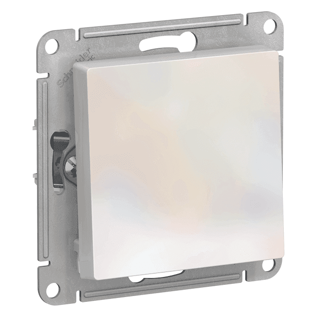 Schneider Electric ATN000411 ATLASDESIGN 1-клавишный ВЫКЛЮЧАТЕЛЬ, сх.1, 10АХ, механизм, ЖЕМЧУГ