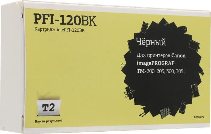 Картридж T2 IC-CPFI-120BK Black для Canon imagePROGRAF TM-200/205/300/305