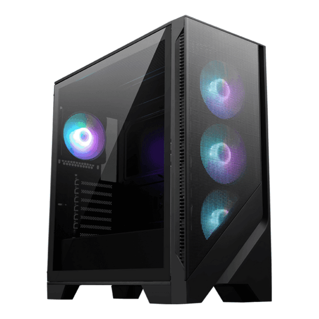 306-7G23R41-HH9 MSI Корпус ПК без блока питания/ Case MSI MAG FORGE 321R AIRFLOW, Midi-Tower, TG, 4x120mm ARGB, 2xUSB