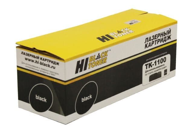Тонер-картридж Hi-Black (HB-TK-1100) для Kyocera FS-1024MFP/1124MF/1110, 2,1K
