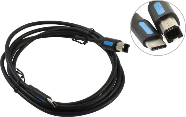 Vention <CQUBG> Кабель USB 2.0 USB-C-->BM 1.5м