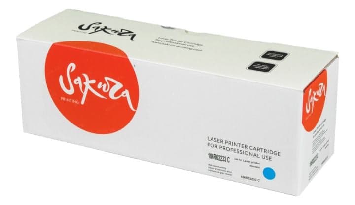 SA106R02233 Картридж SAKURA 106R02233 для Xerox Phaser 6600/WC 6605 , синий, 6000 к.