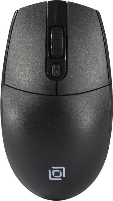 OKLICK Wireless Optical Mouse <201MW> <Black> (RTL) USB 4btn+Roll <2070318>