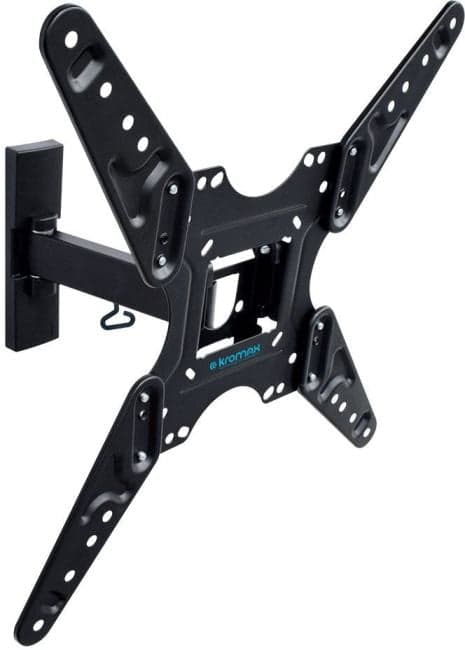 Kromax <OPTIMA-413 Black> Наклонно-поворотный кронштейн (VESA100-400, 20-55", 30кг)
