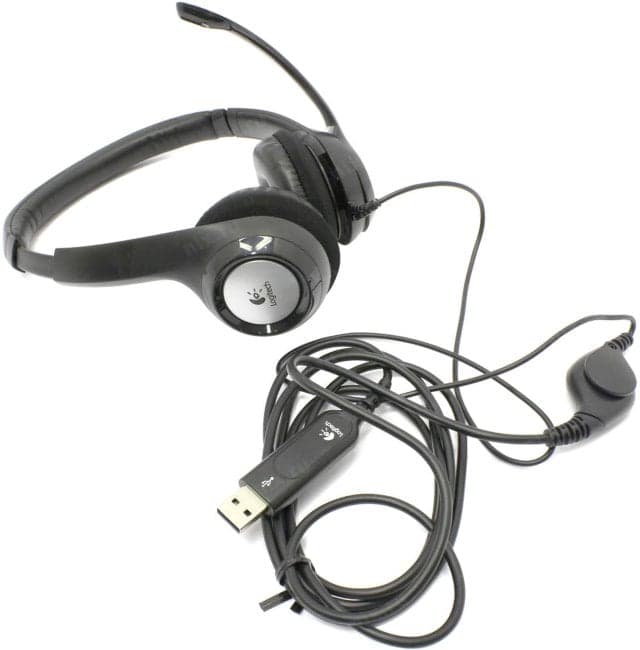 Logitech USB Headset H390 (USB, наушники с микрофоном, с рег.громкости)<981-000406/981-000803>
