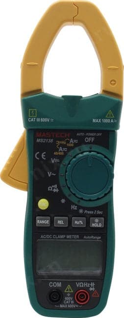 MASTECH <MS2138> Токовые клещи (13-1311)