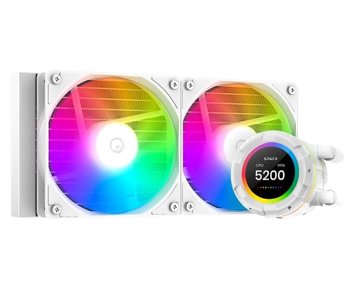 ID-Cooling <ID-CPU-SL240-XE-WHITE> (4пин, 115x/1200/1700/1851/20xx/AM4/AM5, 35.2дБ, 500-1800об/мин)
