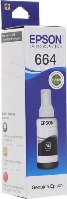 Чернила Epson T6641 Black для EPS Inkjet L100