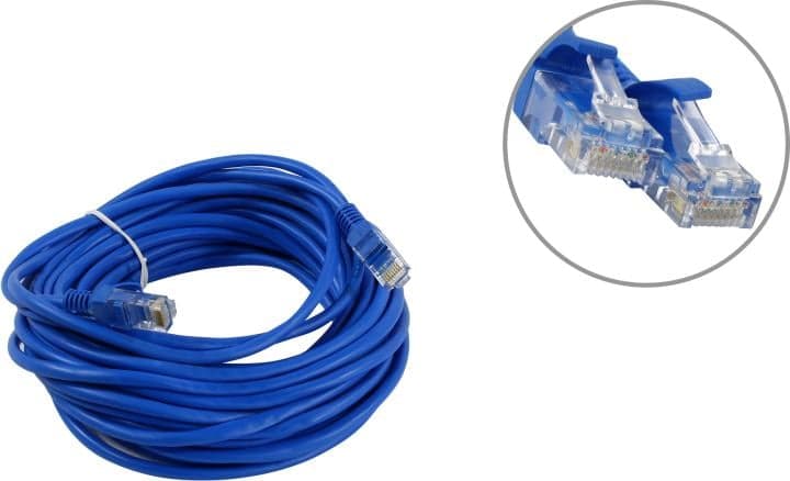 Cablexpert <PP12-10M/B> Patch Cord UTP кат.5e, 10м, синий