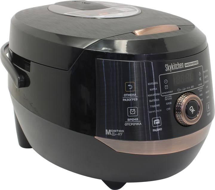 Redmond <RMK-CB391S> Мультикухня (1000W, 5л, керамическое покрытие, мультиповар, сковорода,фритюр,3D-нагрев,FM,BT)