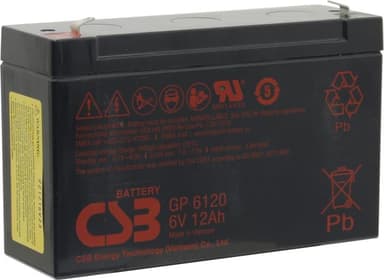 Аккумулятор CSB GP 6120 (6V, 12Ah) для UPS