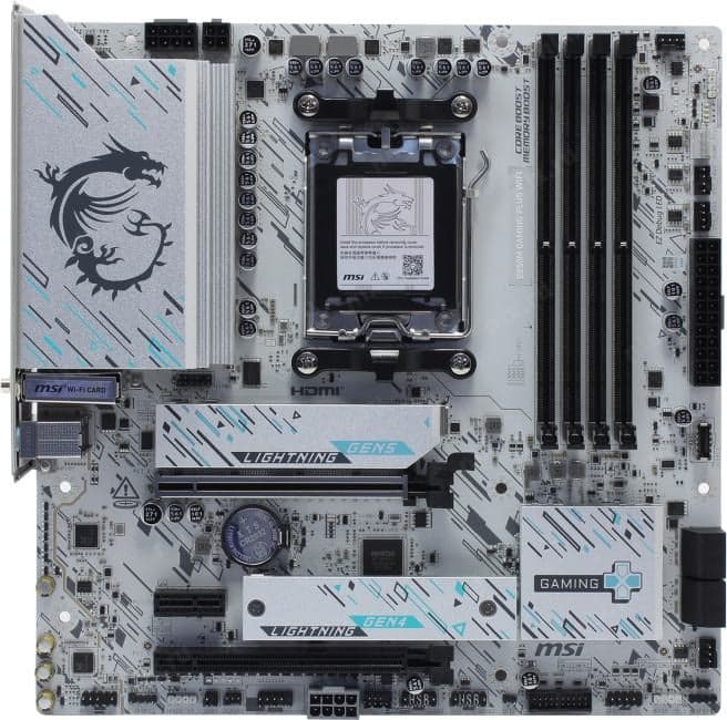 MSI B850M GAMING PLUS WIFI (RTL) AM5 <B850> 2xPCI-E HDMI+DP 5GbLAN+WiFi+BT SATA MicroATX 4DDR5