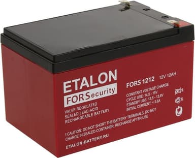 Аккумулятор ETALON FORS 1212 (12V, 12Ah) для слаботочных систем