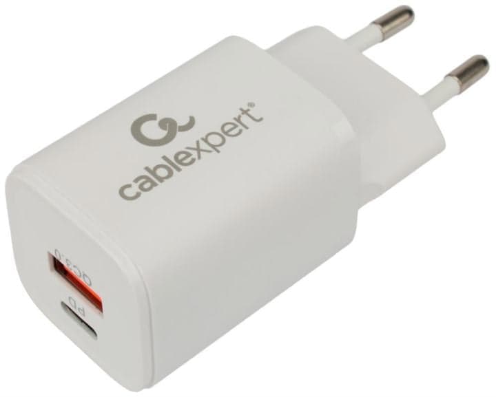 Cablexpert <MP3A-PC-42> Зарядное устройство USB (Вых. DC5/9/12/15V, 30W, USB, USB-C)