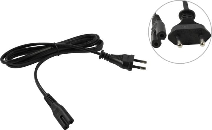 Vention <ZCLBAC> Кабель питания IEC-320-C7 - розетка 220V 1.8м Советский стандарт