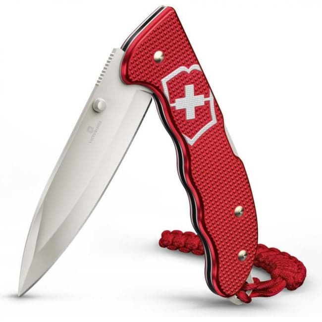 Нож перочинный Victorinox Evoke Alox (0.9415.D20) 136мм 5функц. красный без чехла подар.коробка