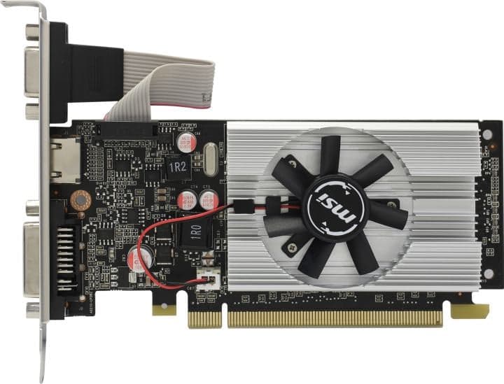 1Gb <PCI-E> DDR3 MSI N210-1GD3/LP (RTL) D-Sub+DVI+HDMI <GeForce 210>