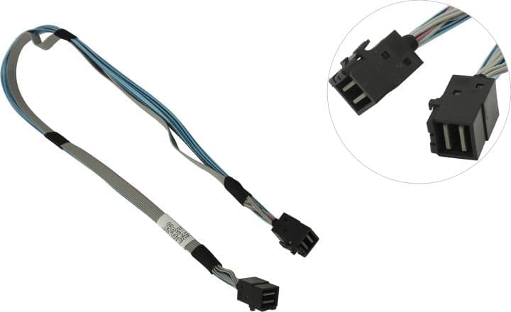 SuperMicro <CBL-SAST-0593> Кабель SFF-8643--> SFF-8643 0.6м
