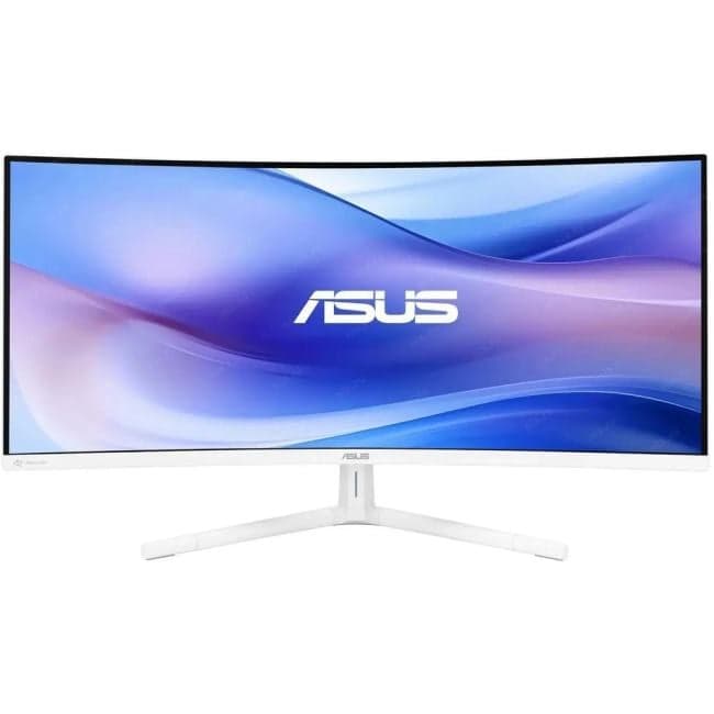 90LM0AIT-B01M71 Asus 34" VU34WCIP-W белый VA LED 21:9 HDMI M/M матовая HAS 300cd 178гр/178гр 3440x1440 100Hz DP 2K USB