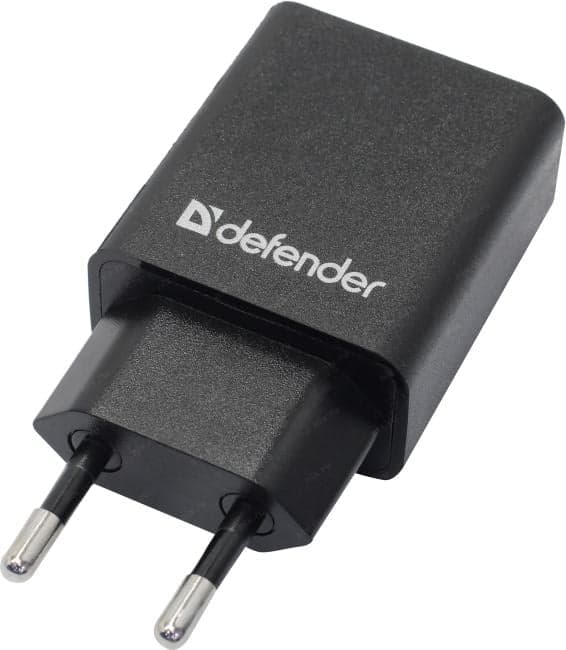 Defender UPC-11 Black <83556> Зарядное устройство USB (Вых. DC5V, 10.5W, USB, кабель microUSB)