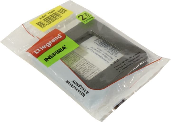 Legrand Inspiria <673937> Рамка (1 пост, дымчатый)
