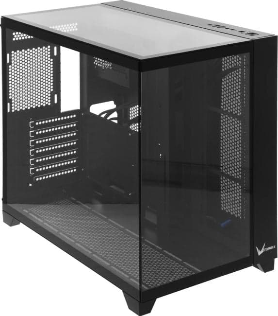 CRYSTAL Z9 B Корпус Formula Crystal Z9 черный без БП ATX 7x120mm 2xUSB3.0 audio bott PSU