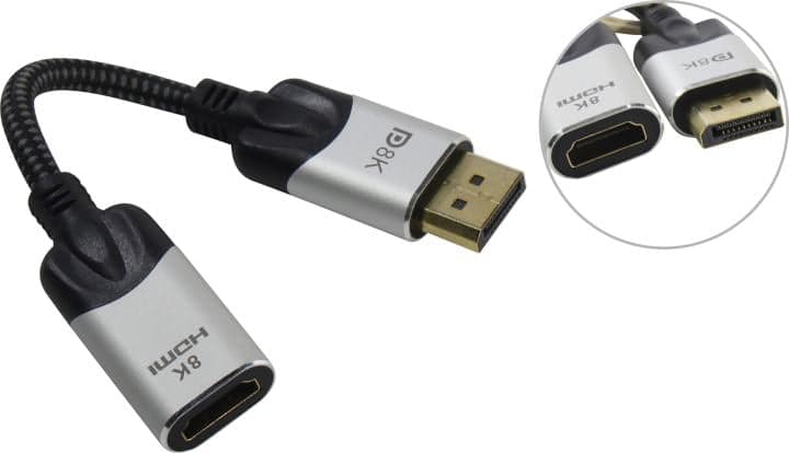 VCOM <CG6218M> Кабель-адаптер DisplayPort(M) -> HDMI 19(F)