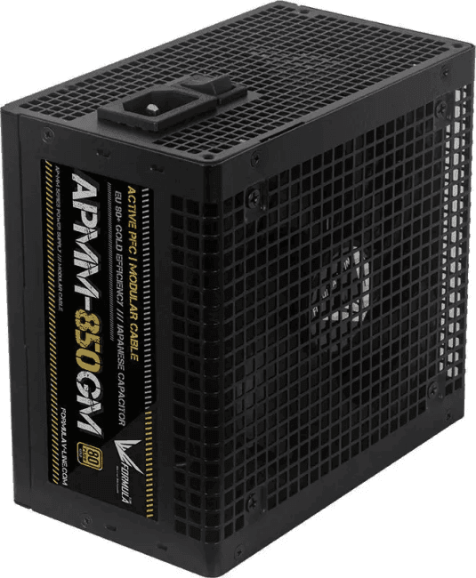 4711401661276 БП Formula APMM-850GM, 850W, Ret, ATX3.1/PCIe 5, 80+Gold, Cabel Manag., Jap. Cap., 12cm FDB fan