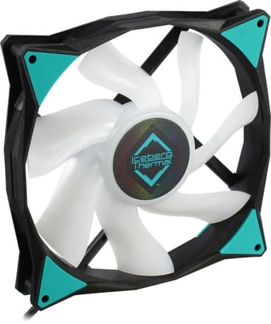Iceberg Thermal <ICEGALE14A-E0A> IceGALE ARGB 140mm Black (4пин, 140x140x25мм, 0-36дБ, 500-1600об/мин)