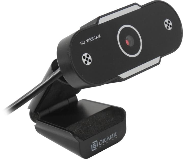 OKLICK <OK-C012HD Black> Web-Camera (USB2.0, 1280x720, микрофон) <1455503>