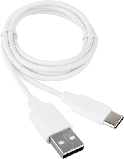 CCB-USB2-AMCMO2-1MW Кабель USB2.0 Cablexpert CCB-USB2-AMCMO2-1MW, AM/Type-C, 3А, QC3.0, Mobile2, 1м, белый, коробка